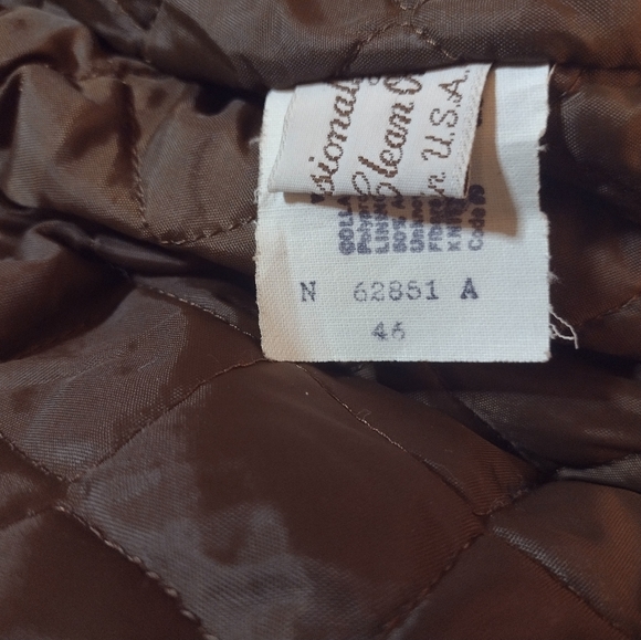 Vintage Oakton Leather Bomber Size 46 EUC - Picture 7 of 7